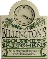 Personalized Gourmet Kitchen Clock