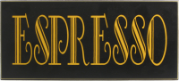 Espresso Sign Wall Decor